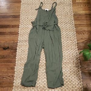 Linen overall/ romper